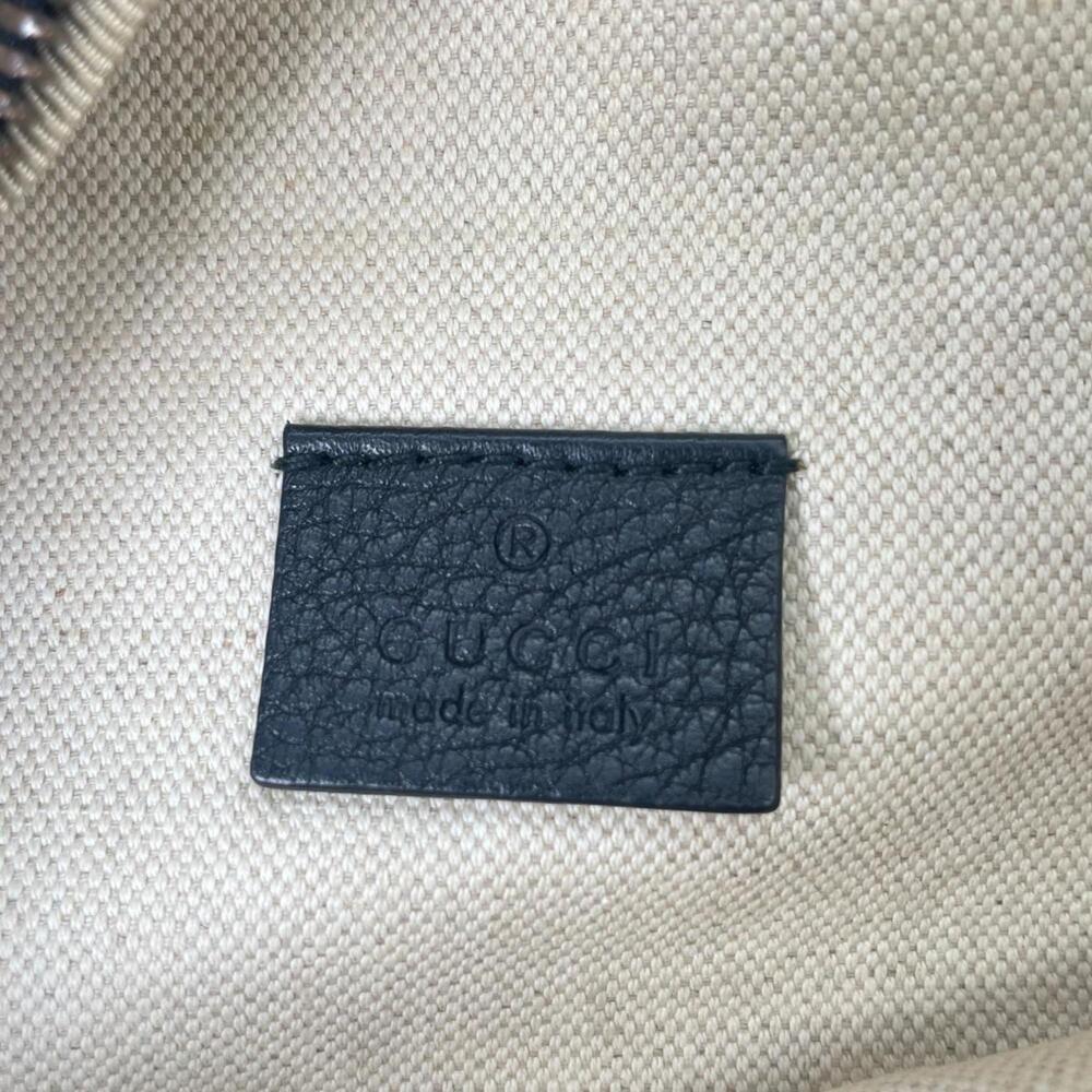 GUCCI Authentic Black Leather Fanny Pack - Picture 7 of 16
